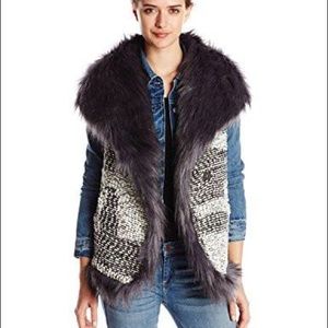 Jessica Simpson Faux Fur Vest
